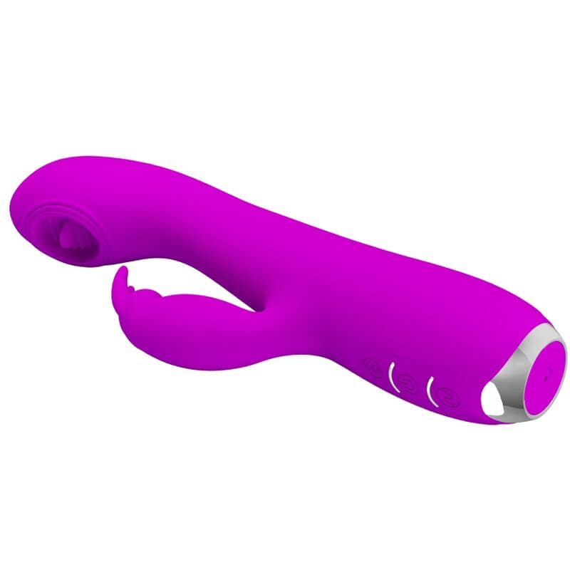 PRETTY LOVE - RACHEL RECHARGEABLE VIBRATOR WITH PURPLE SUCTION CUP - Image 3
