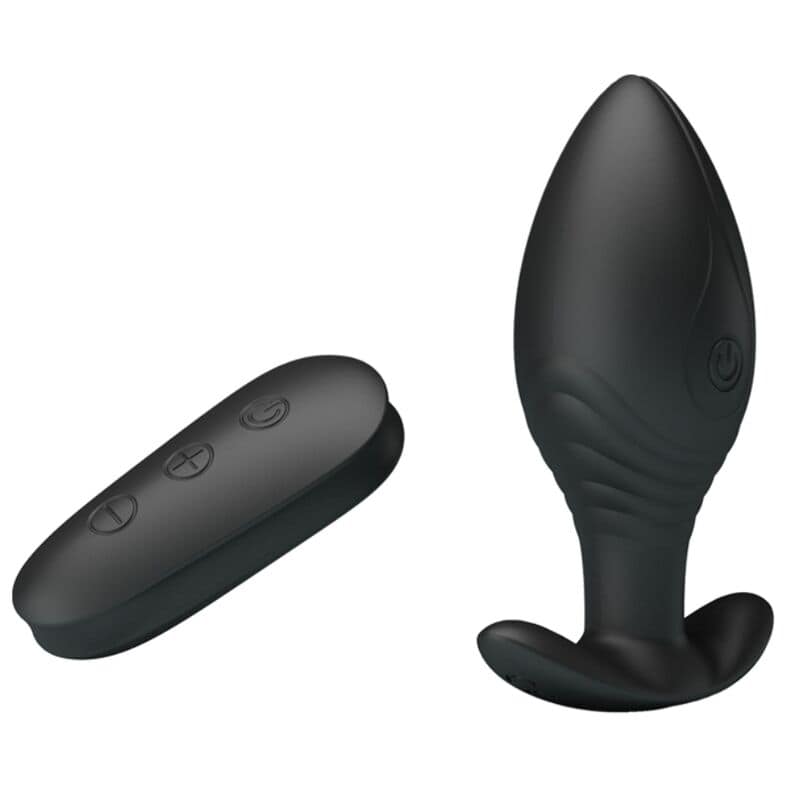 PRETTY LOVE - REGINA ANAL PLUG RECHARGEABLE VIBRATOR BLACK - Image 3