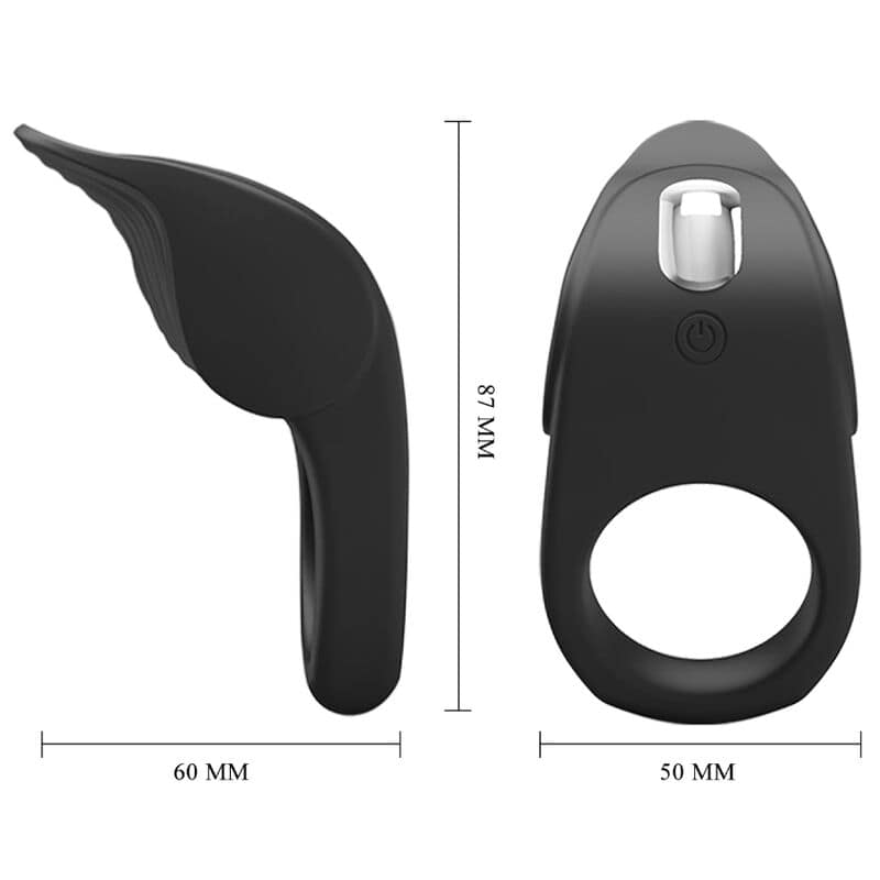 PRETTY LOVE - SUSANNA VIBRATING PENIS RING BLACK - Bild 5