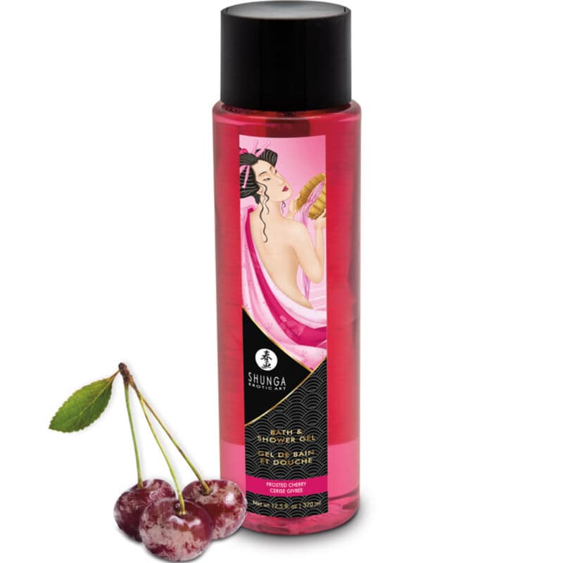 SHUNGA - BAD DUSCH GEL FROSTED CHERRY 370 ML