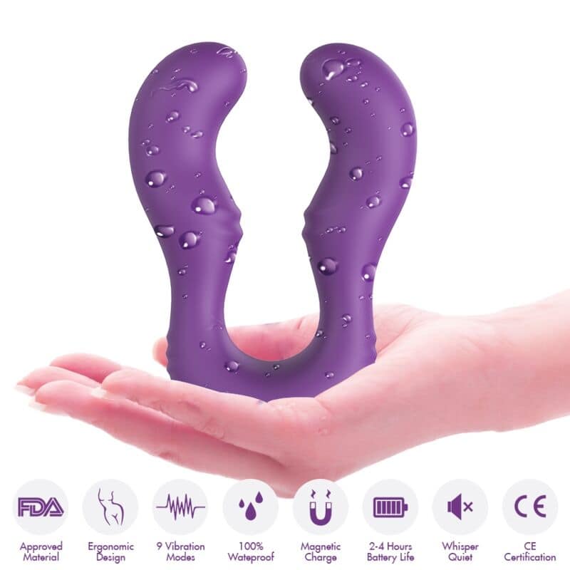 ARMONY - SERAPH VIBRATOR DOUBLE REMOTE CONTROL PURPLE - Image 4