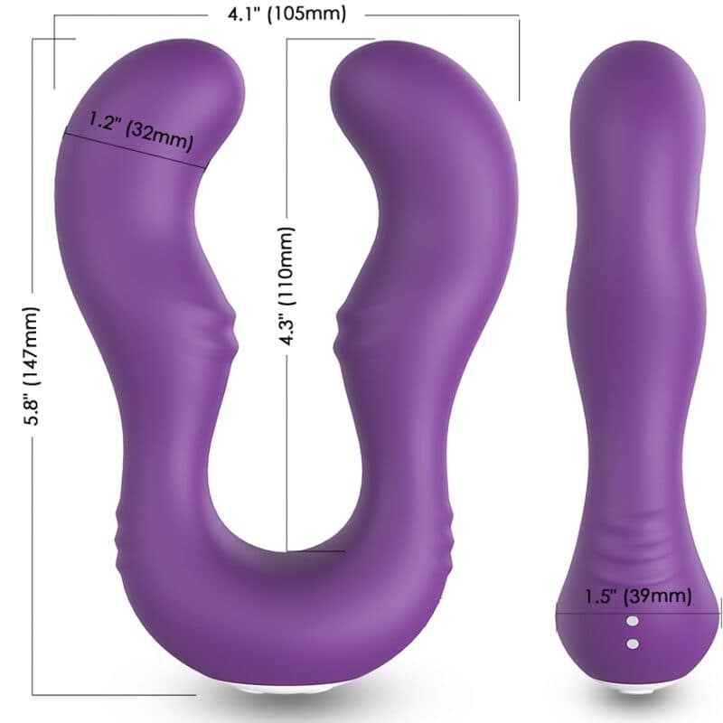 ARMONY - SERAPH VIBRATOR DOUBLE REMOTE CONTROL PURPLE - Image 3