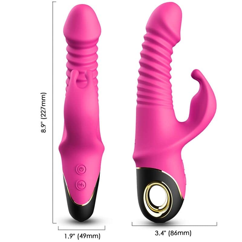 ARMONY - ZING DILDO VIBRATOR RABBIT FUCHSIA - Image 3