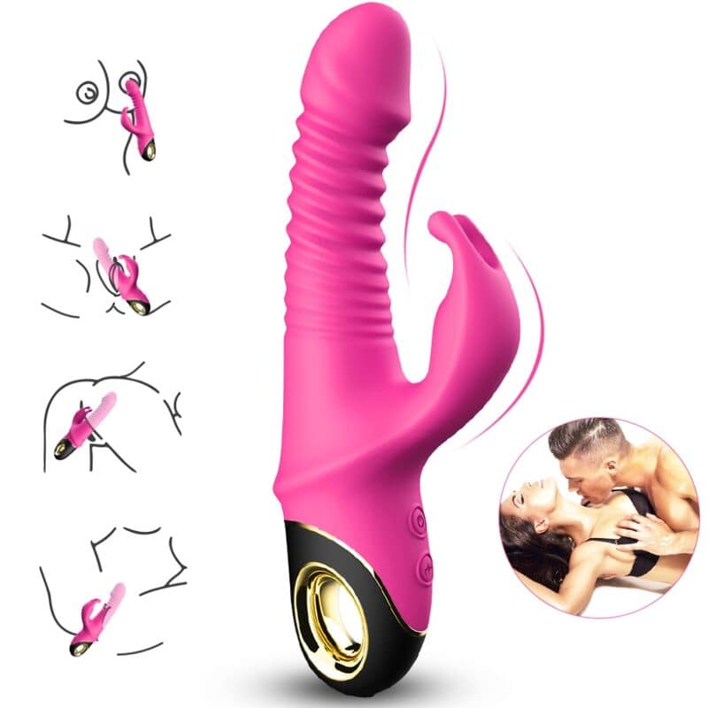 ARMONY - ZING DILDO VIBRATOR RABBIT FUCHSIA - Image 2