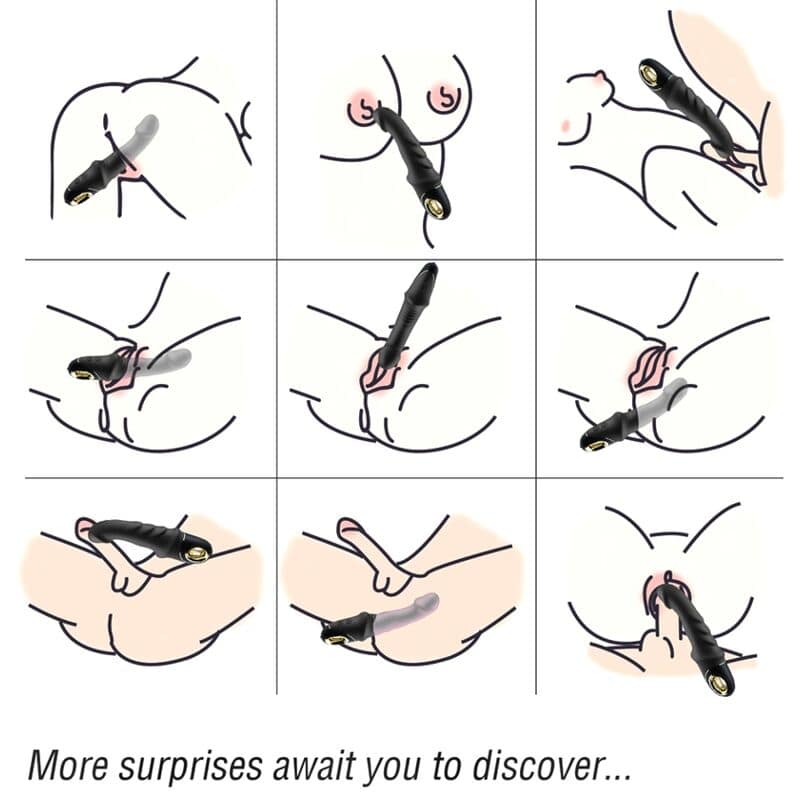 ARMONY - JOYBLADE DILDO VIBRATOR ROTATOR BLACK - Image 2