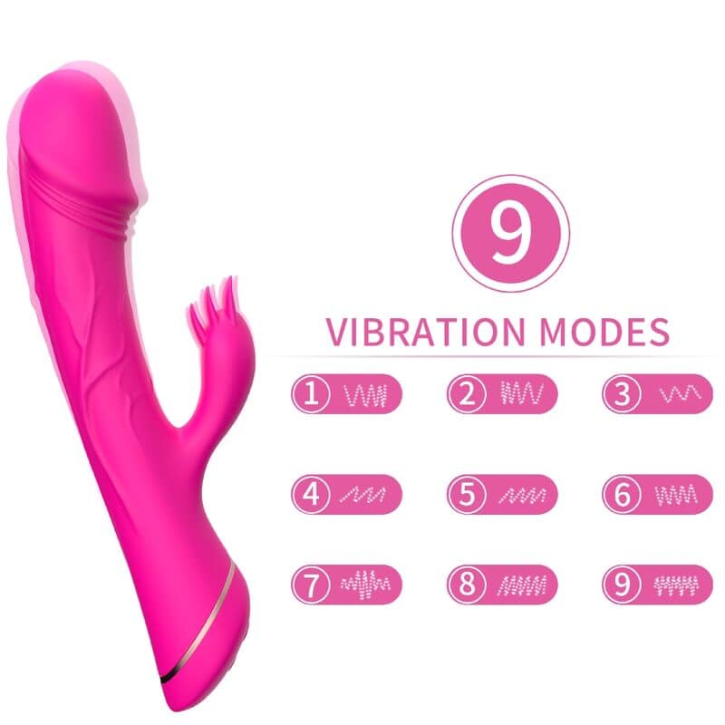 ARMONY - DILDO VIBRATOR KANIN SILIKON FUCHSIA