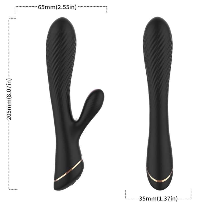 ARMONY - VIBRATOR RABBIT SILICONE BLACK - Image 3
