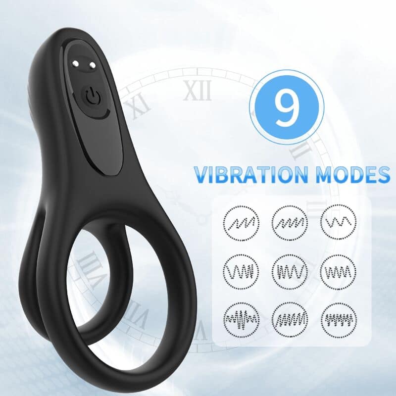 ARMONY - DOUBLE RING VIBRATOR BLACK - Image 3