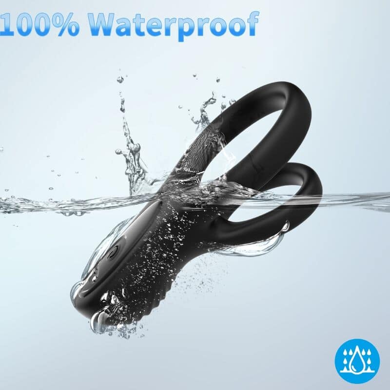 ARMONY - DOUBLE RING VIBRATOR BLACK - Image 4