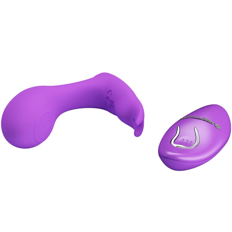 PRETTY LOVE - IDABELLE VIBRATION  PULSATION REMOTE CONTROL VIOLET - Bild 3