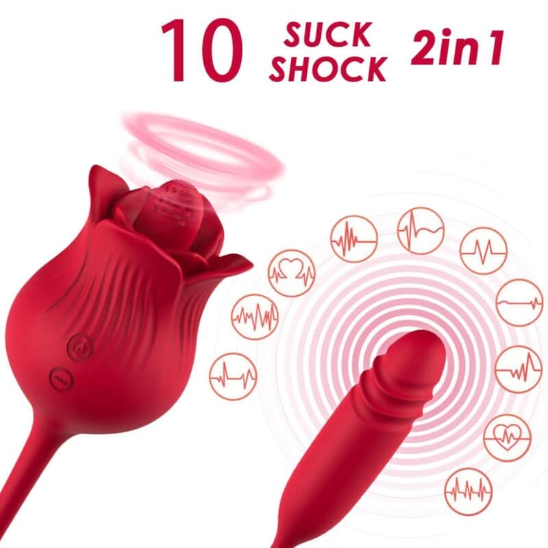 ARMONY - ROSELIP LICKING VIBRATING CLIT VIBRATOR RED - Bild 2