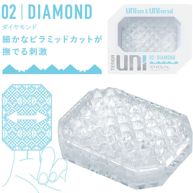 TENGA - UNI DIAMOND MASTURBATOR THIMBLE - Bild 2