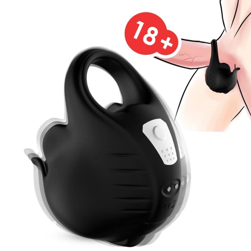ARMONY - CUPPING VIBRATOR RING REMOTE CONTROL BLACK - Image 2