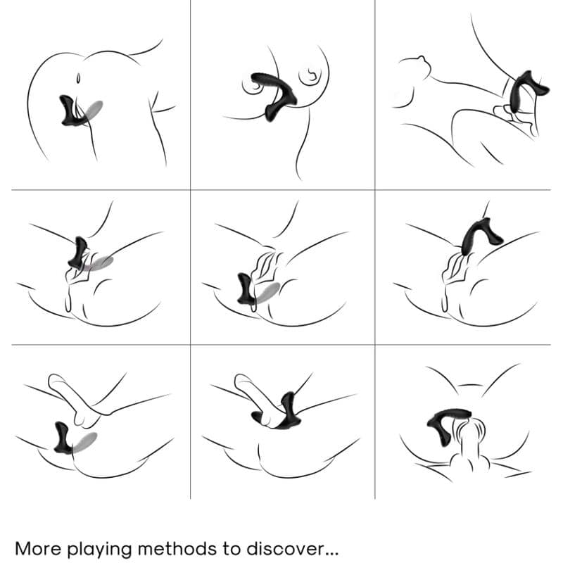 ARMONY - STORM VIBRATOR ANAL PROSTATE PLUG REMOTE CONTROL BLACK - Image 3