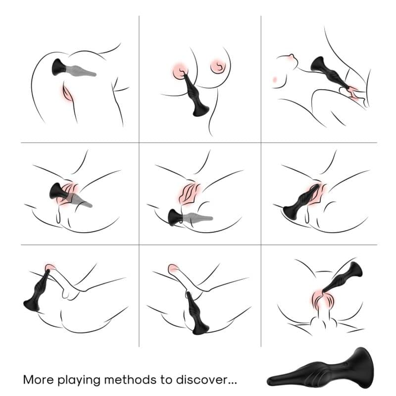 ARMONY - VIBRATOR  ANAL PLUG REMOTE CONTROL BLACK - Image 2