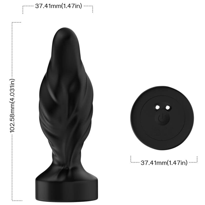 ARMONY - VIBRATOR ANAL PLUG REMOTE CONTROL BLACK - Image 4