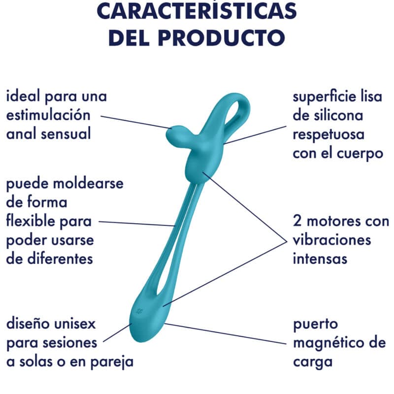 SATISFYER - PLUG PLAY 1 FLEXIBLE MULTIVIBRATOR - Bild 5