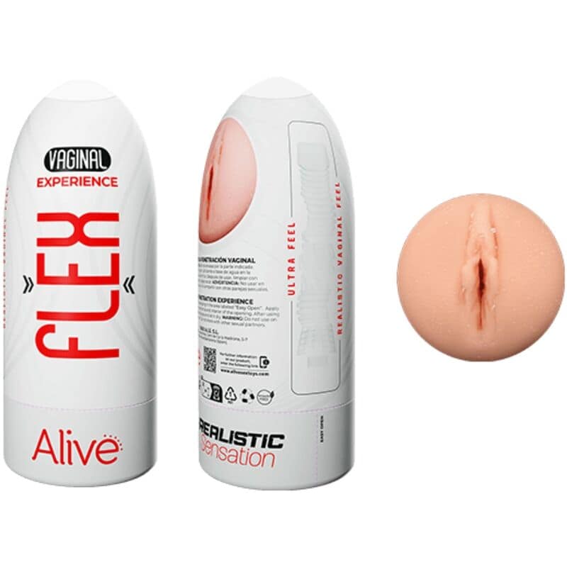 ALIVE - FLEX MALE MASTURBADOR VAGINAL SIZE M - Image 2
