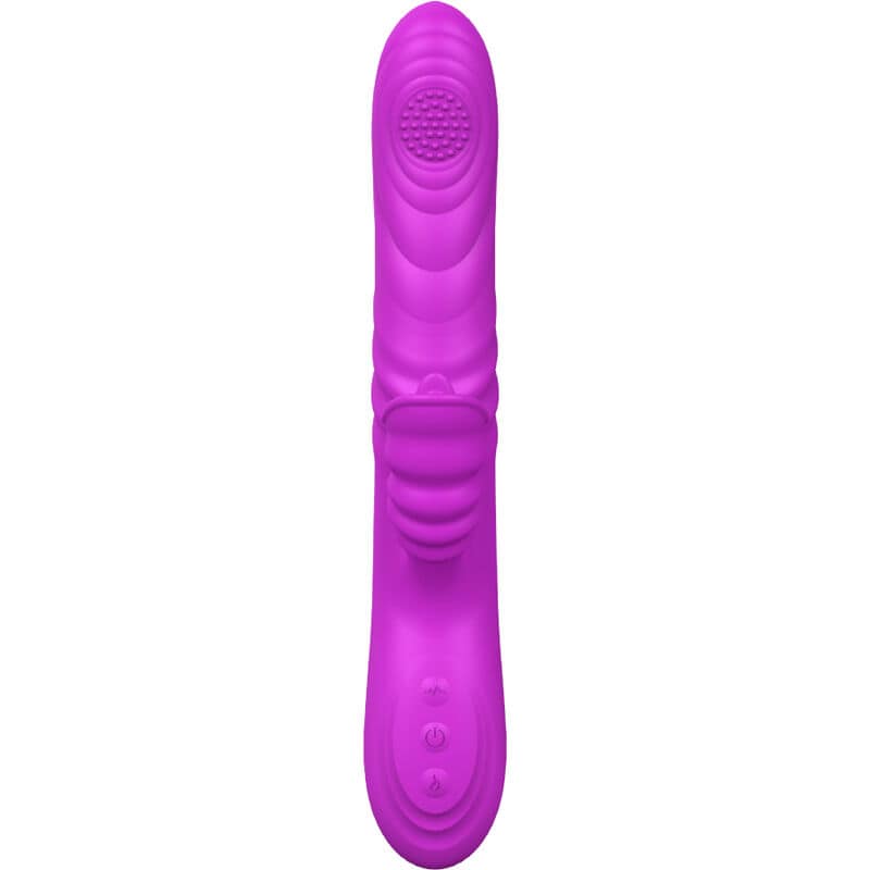 ARMONY - ANGELIA MULTIFUNCTION VIBRATOR WITH STIMULATING TONGUE VIOLET HEAT EFFECT - Bild 5