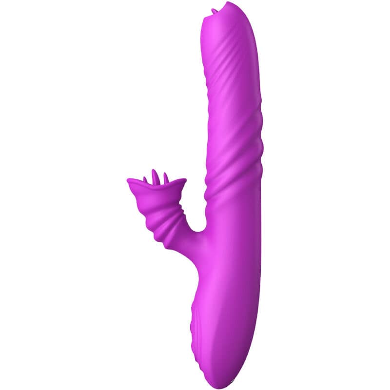 ARMONY - ANGELIA MULTIFUNCTION VIBRATOR DOUBLE TONGUE VIOLET HEAT EFFECT - Bild 3