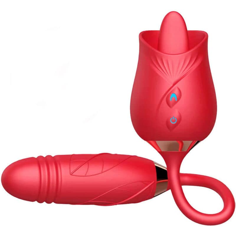 ARMONY - DELIGHT FLOWER VIBRATOR THRUSTING WITH RED TONGUE - Image 3