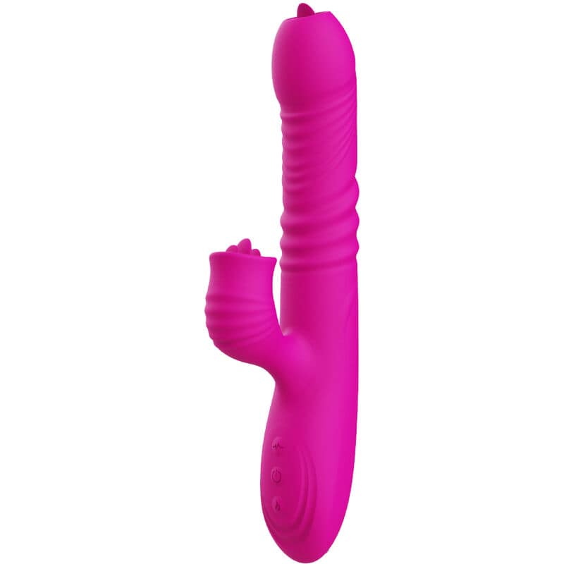 ARMONY - FANNY MULTIFUNCTION DOUBLE TONGUE VIBRATOR FUCHSIA HEAT EFFECT - Image 3