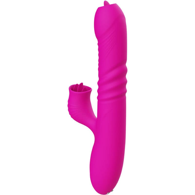 ARMONY - FANNY MULTIFUNCTION DOUBLE TONGUE VIBRATOR FUCHSIA HEAT EFFECT - Image 5