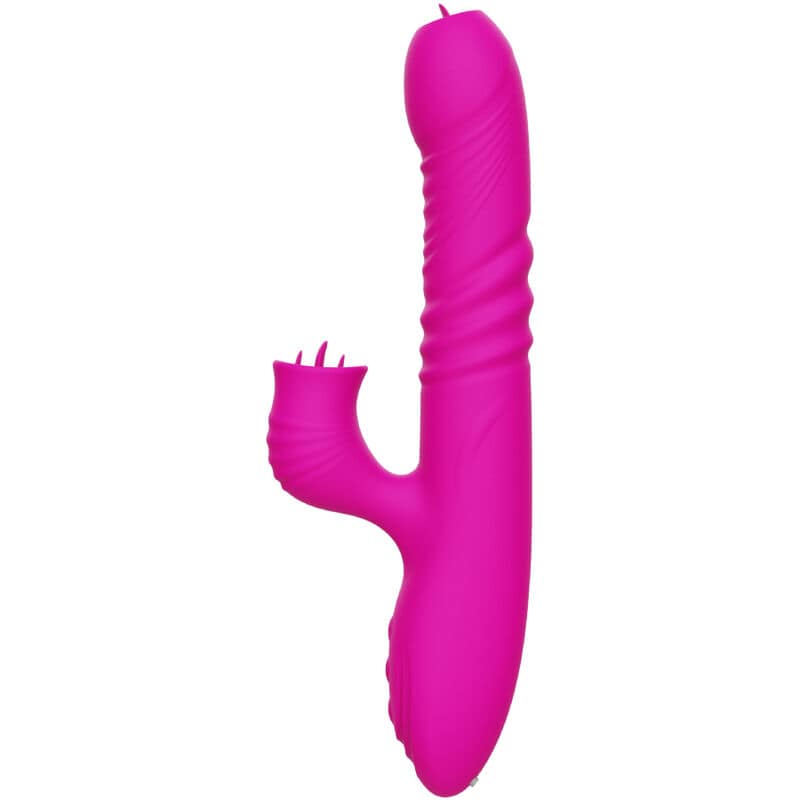 ARMONY - FANNY MULTIFUNCTION DOUBLE TONGUE VIBRATOR FUCHSIA HEAT EFFECT - Image 4