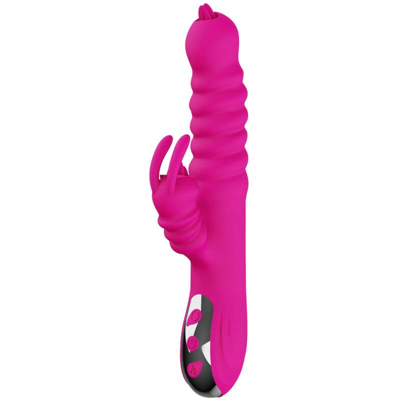 ARMONY - RABBIT DOUBLE TONGUE MULTIFUNCTION VIBRATOR FUCHSIA HEAT EFFECT - Image 2