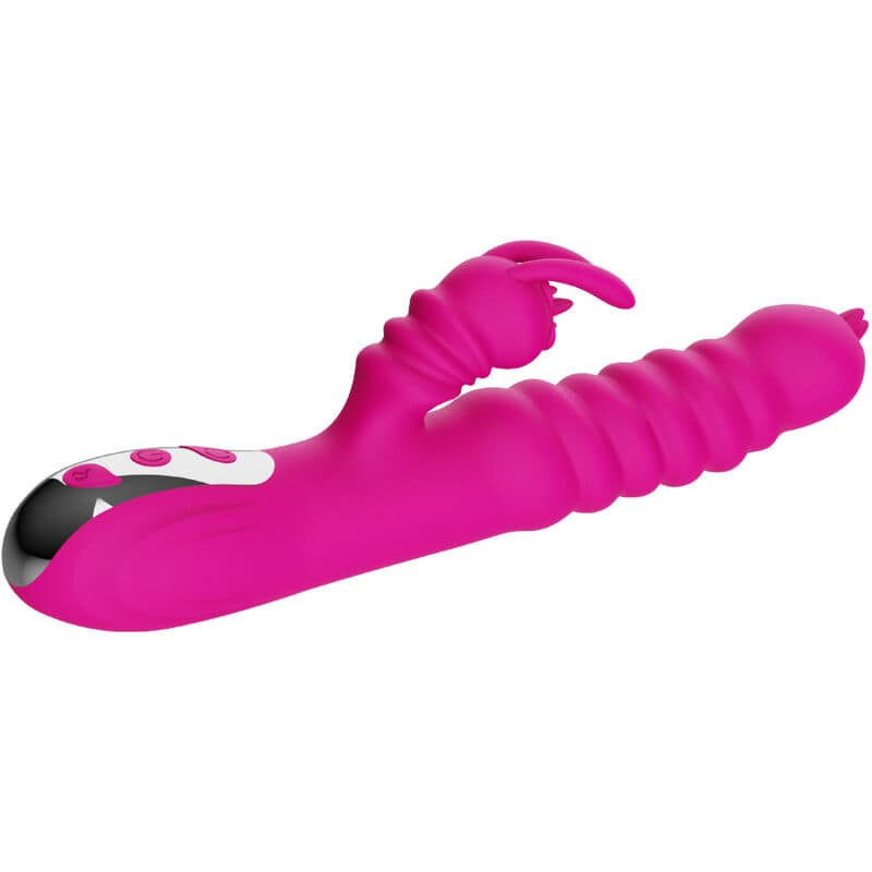 ARMONY - RABBIT DOUBLE TONGUE MULTIFUNCTION VIBRATOR FUCHSIA HEAT EFFECT - Image 3