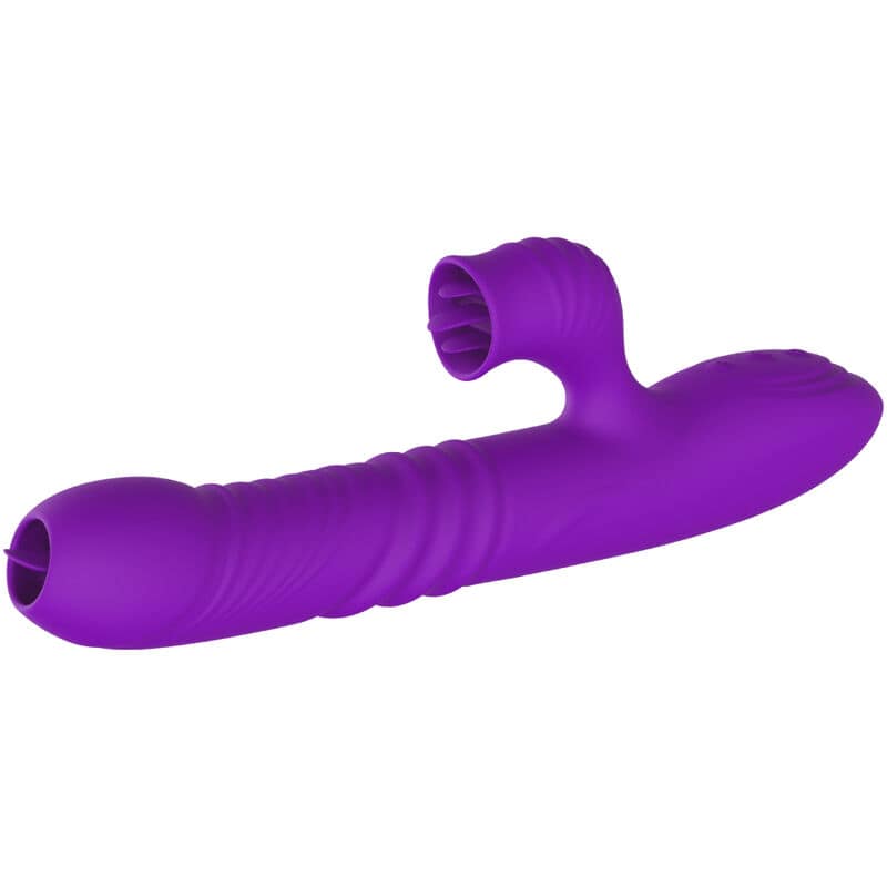 ARMONY - FULLY G SPOT RABBIT VIBRATOR WITH STIMULATING TONGUE VIOLET HEAT EFFECT - Bild 2