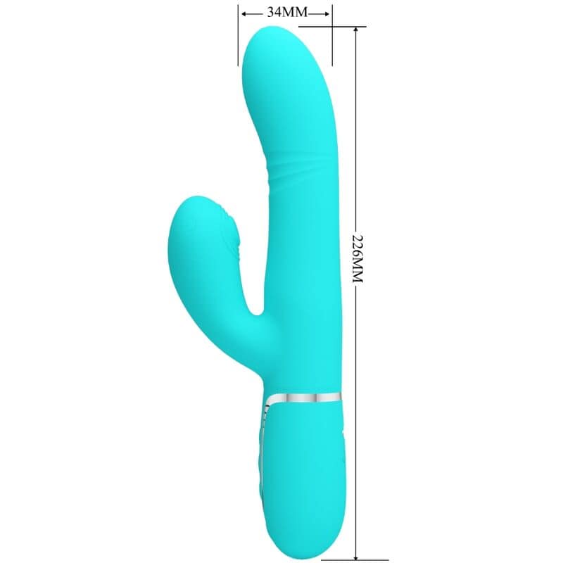PRETTY LOVE - MULTIFUNCTION G-SPOT VIBRATOR AQUA GREEN - Image 2