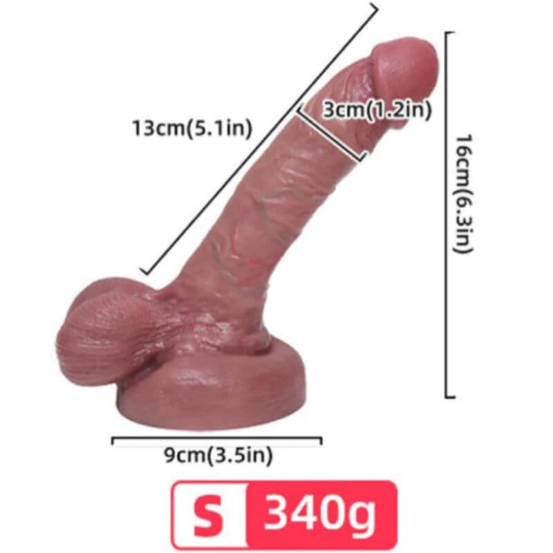 ARMONY - REALISTIC LIQUID SILICONE DILDO 13 CM - Image 2