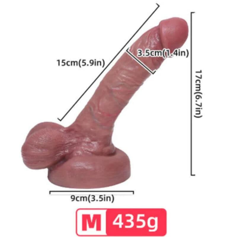 ARMONY - REALISTIC LIQUID SILICONE DILDO 15 CM - Image 2