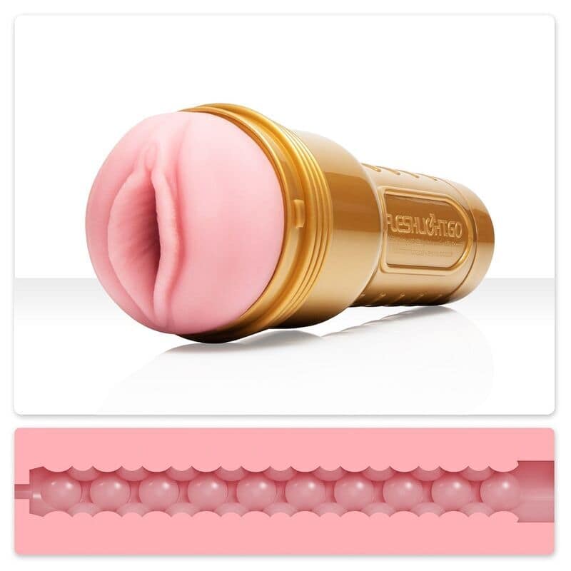 FLESHLIGHT - STAMINA GO TRAINING UNIT LADY + UNIVERSAL LAUNCH + AQUA QUALITY LUBRICANT 50 ML - Image 2