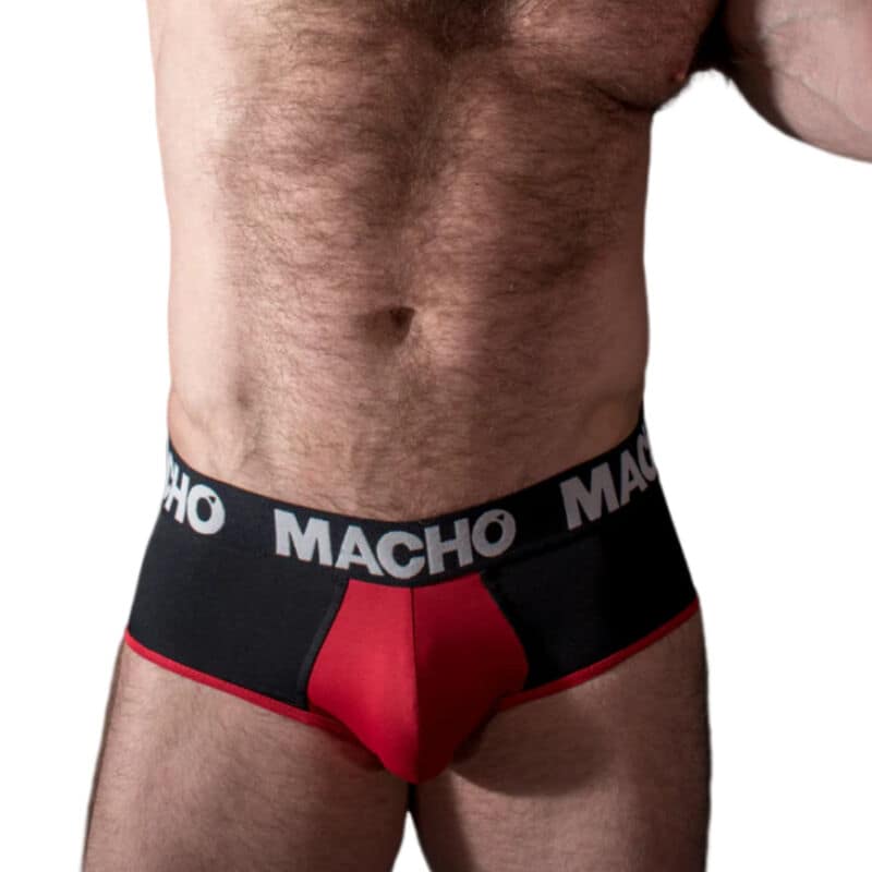 MACHO - MS26N SLIP NEGRO/ROJO S - Image 2