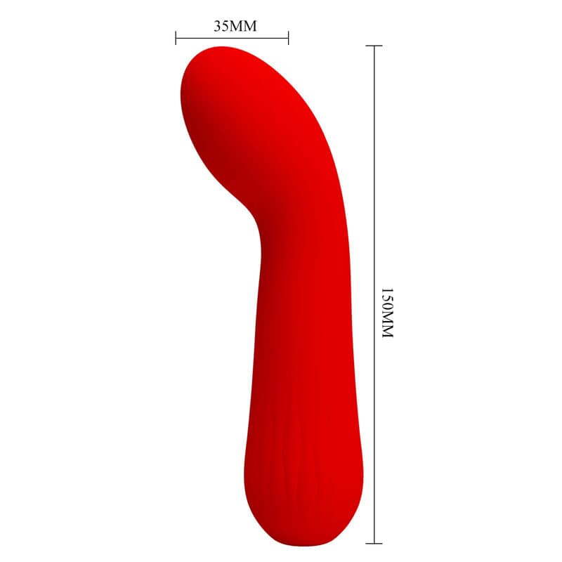 PRETTY LOVE - FAUN RECHARGEABLE VIBRATOR RED - Image 5