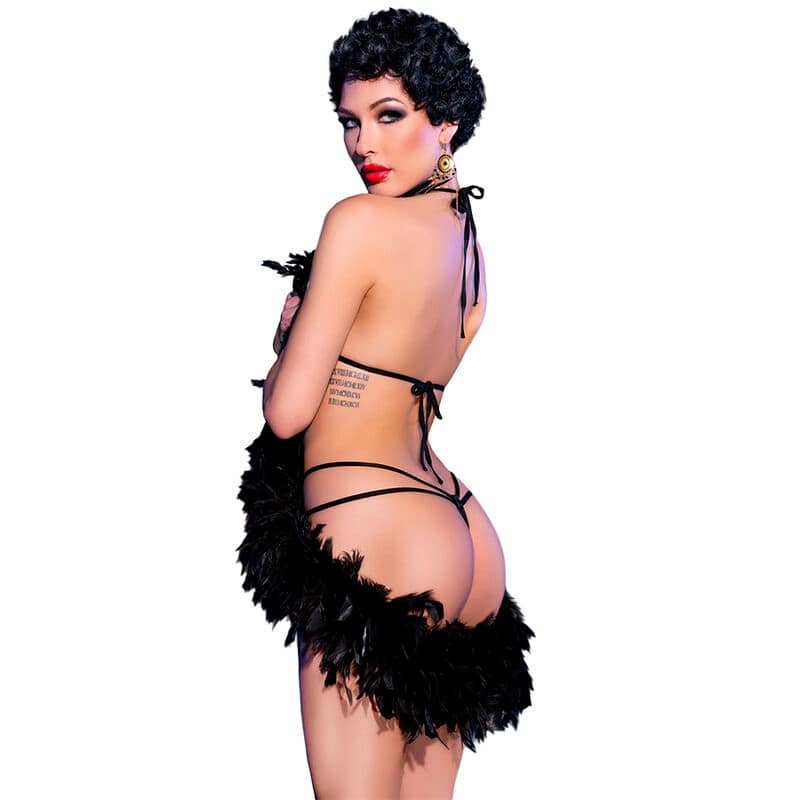 CHILIROSE - CR 4479 BODYSUIT CROTCHLESS BLUE S/M - Image 2