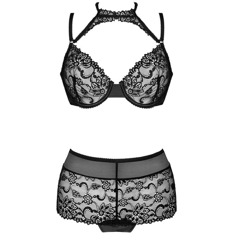 LIVCO CORSETTI FASHION - LINERA FOR THE SENSES COLLECTION SUJETADOR + PANTY NEGRO - Bild 3