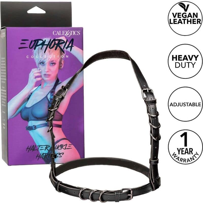 CALEXOTICS - EUPHORIA HALTER BUCKLE HARNESS BLACK - Bild 2