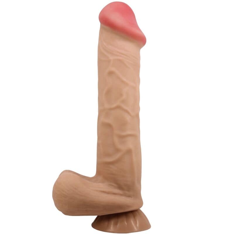 PRETTY LOVE - SLIDING SKIN SERIES REALISTIC DILDO WITH SLIDING SKIN SUCTION CUP FLESH 26 CM - Image 3