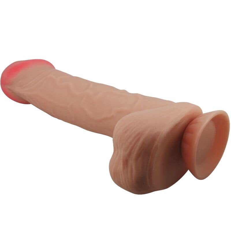 PRETTY LOVE - SLIDING SKIN SERIES REALISTIC DILDO WITH SLIDING SKIN SUCTION CUP FLESH 26 CM - Image 2