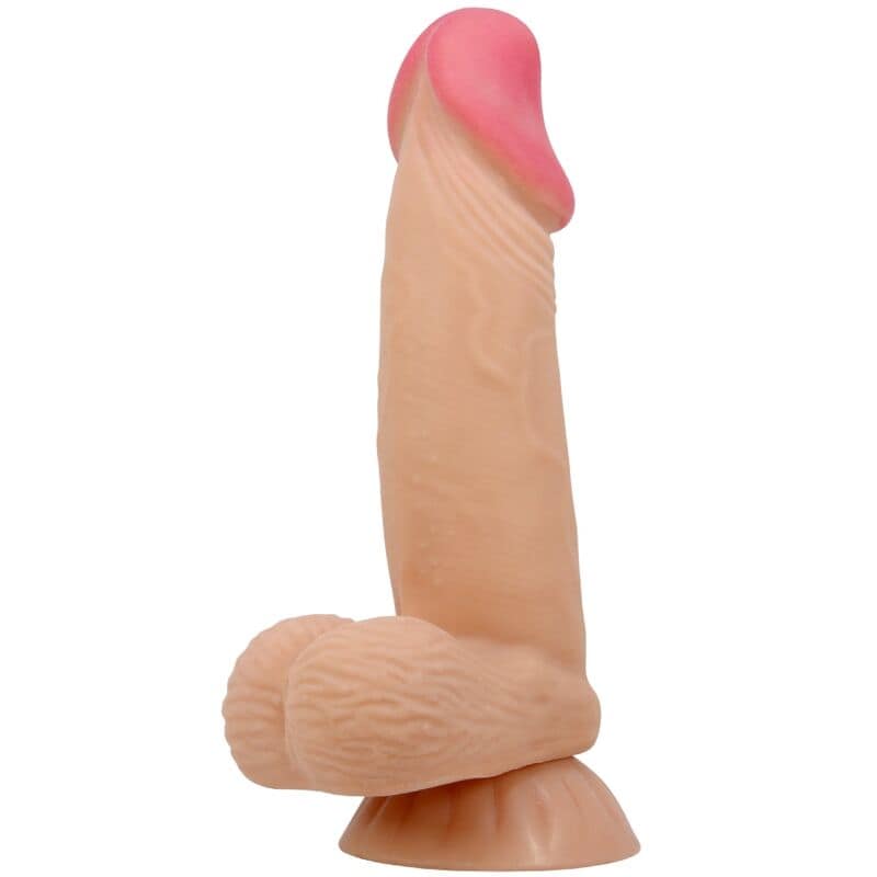 PRETTY LOVE - SLIDING SKIN SERIES REALISTIC DILDO WITH SLIDING SKIN SUCTION CUP 19.4 CM - Image 4
