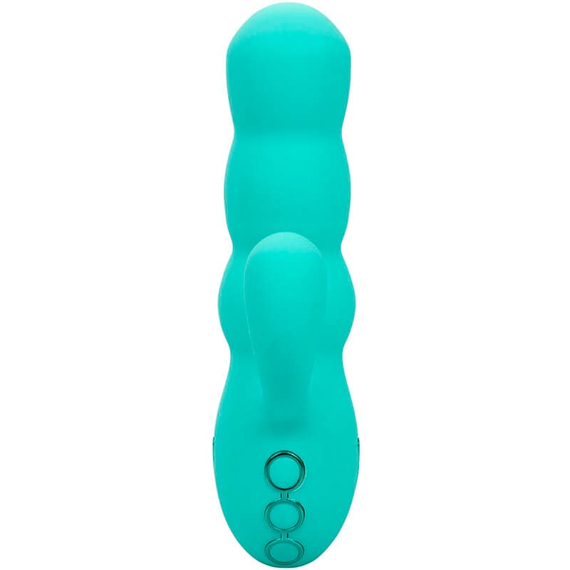 CALEXOTICS - DEL MAR DIVA VIBRATOR RABBIR AQUA GREEN BY CALIFORNIA DREAMING - Image 2