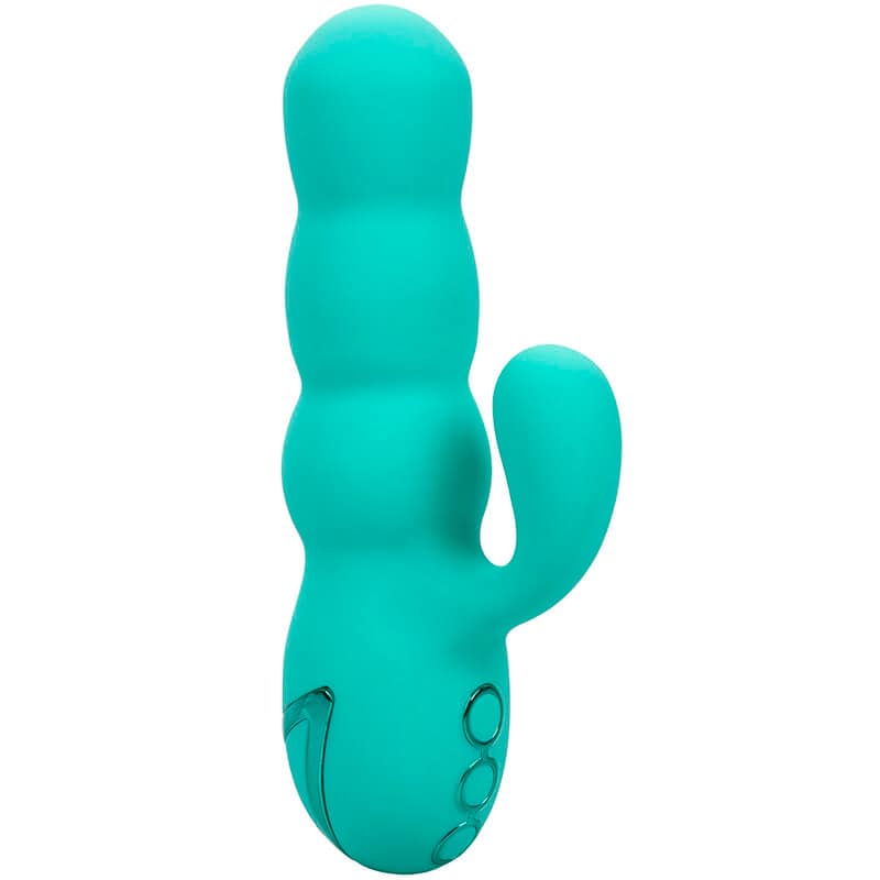 CALEXOTICS - DEL MAR DIVA VIBRATOR RABBIR AQUA GREEN BY CALIFORNIA DREAMING - Image 3