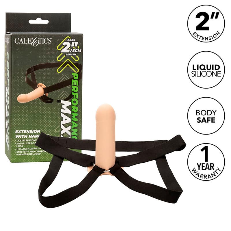 CALEXOTICS - PERFORMANCE MAXX EXTENSION WITH HARNESS LIGHT SKIN - Bild 2