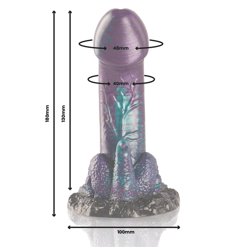 EPIC - BASILISK DILDO DOUBLE SCALY PLEASURE SMALL SIZE - Bild 3