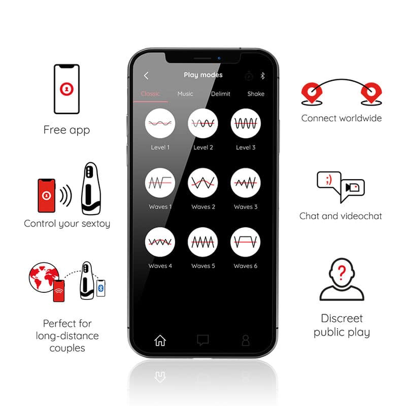 ONINDER - SEOUL RECHARGEABLE MALE MASTURBATOR 10 SPEED - FREE APP - Image 5