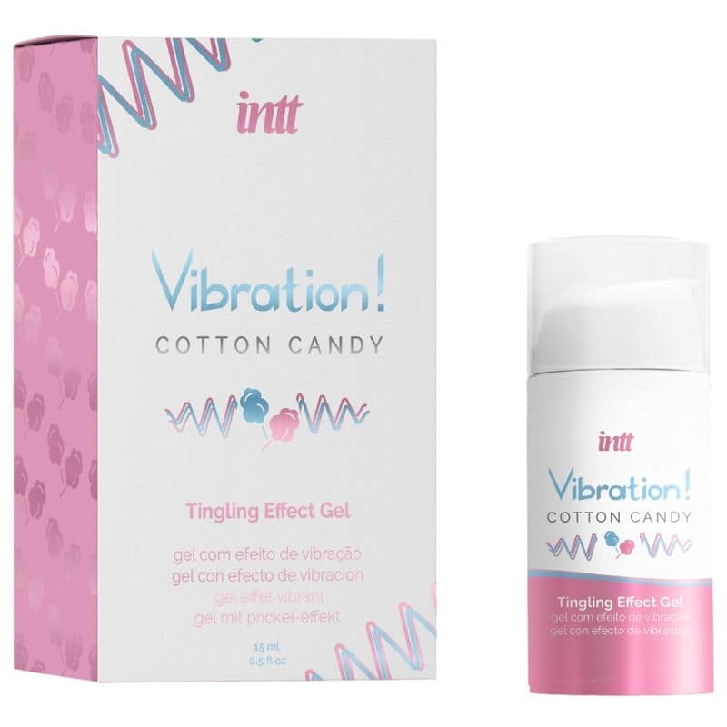 INTT - POWERFUL INTIMATE STIMULANT COTTON CANDY LIQUID VIBRATOR GEL 15 ML - Bild 2