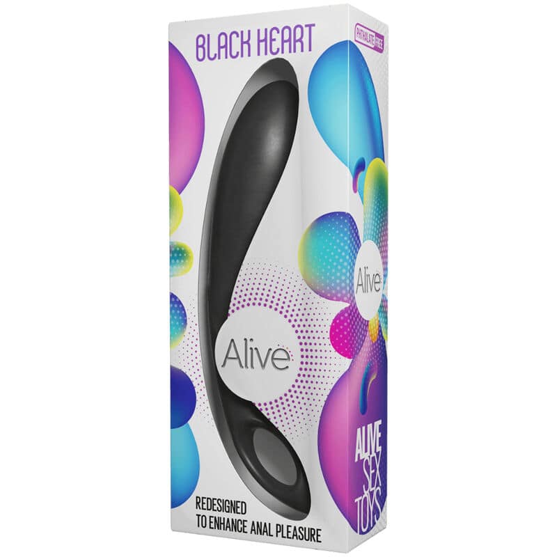 ALIVE - BLACK HEART TEAL ANAL STIMULATOR - Image 3